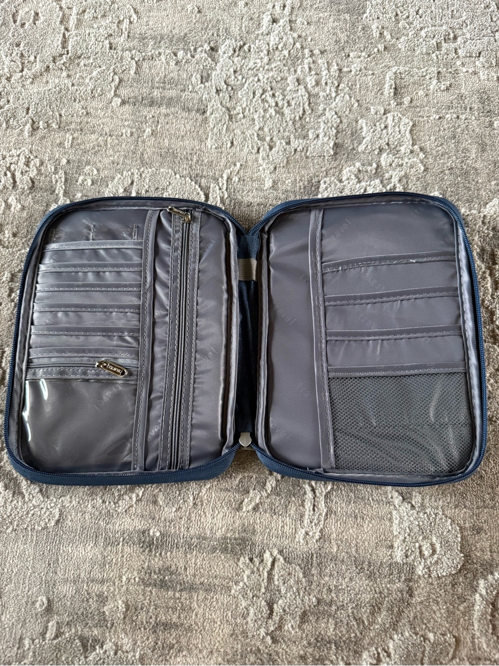 Travel Brand Travel Organizer Pouch in Navy Blue
